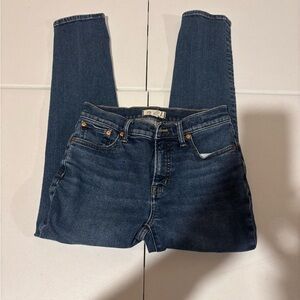 Madewell The Perfect Vintage Mid Rise Skinny Blue Jeans Women’s Size 26x27